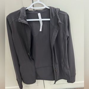 CRZ yoga, define jacket, gray, size large (12)